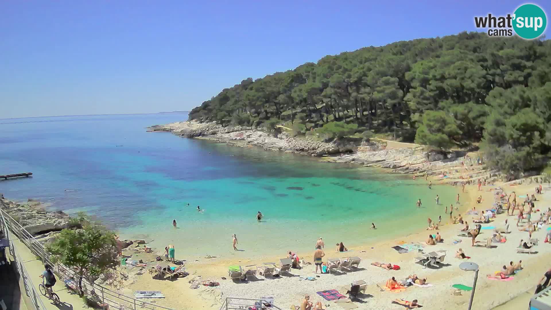 Webcam Mali Lošinj – Sunčana uvala beach – Veli Žal