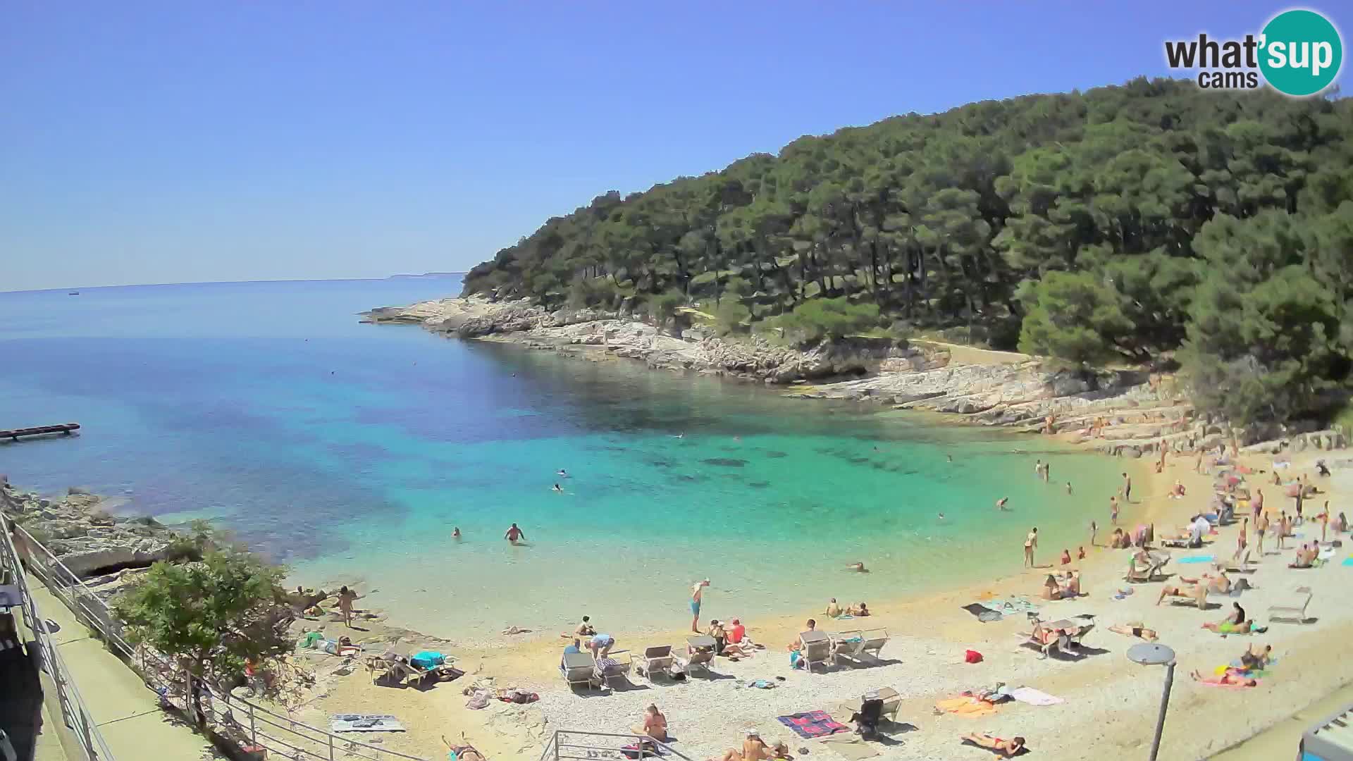 Webcam Mali Lošinj – Sunčana uvala beach – Veli Žal