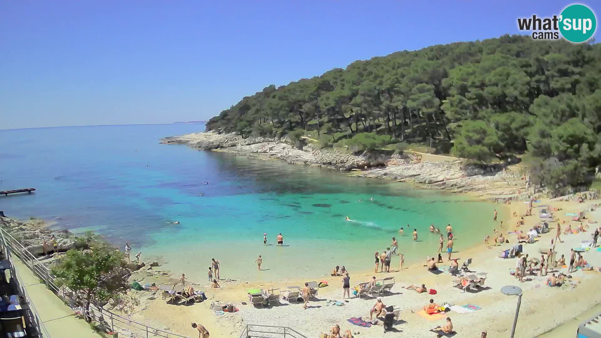 Webcam Mali Lošinj – Sunčana uvala beach – Veli Žal