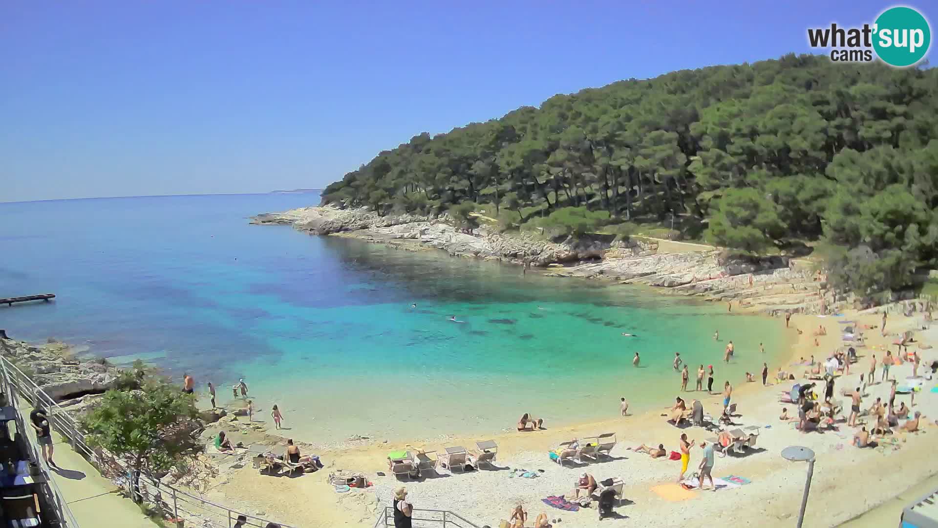 Web kam Mali Lošinj – plaža Sunčana uvala – Veli Žal