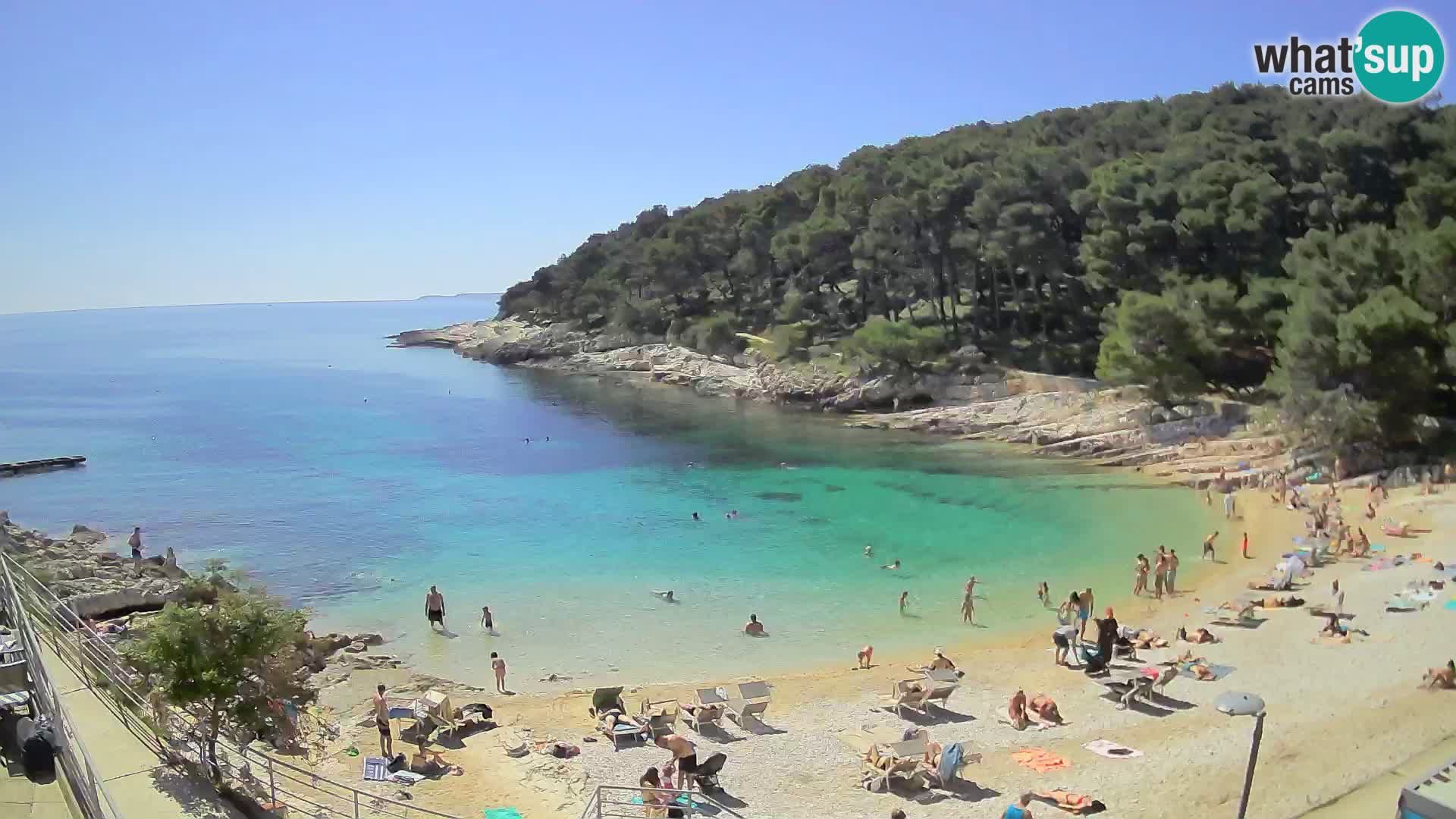 Webcam Mali Lošinj – Sunčana uvala Strand – Veli Žal