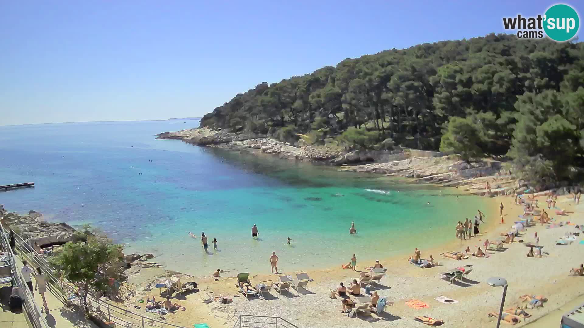 Webcam Mali Lošinj – Sunčana uvala beach – Veli Žal