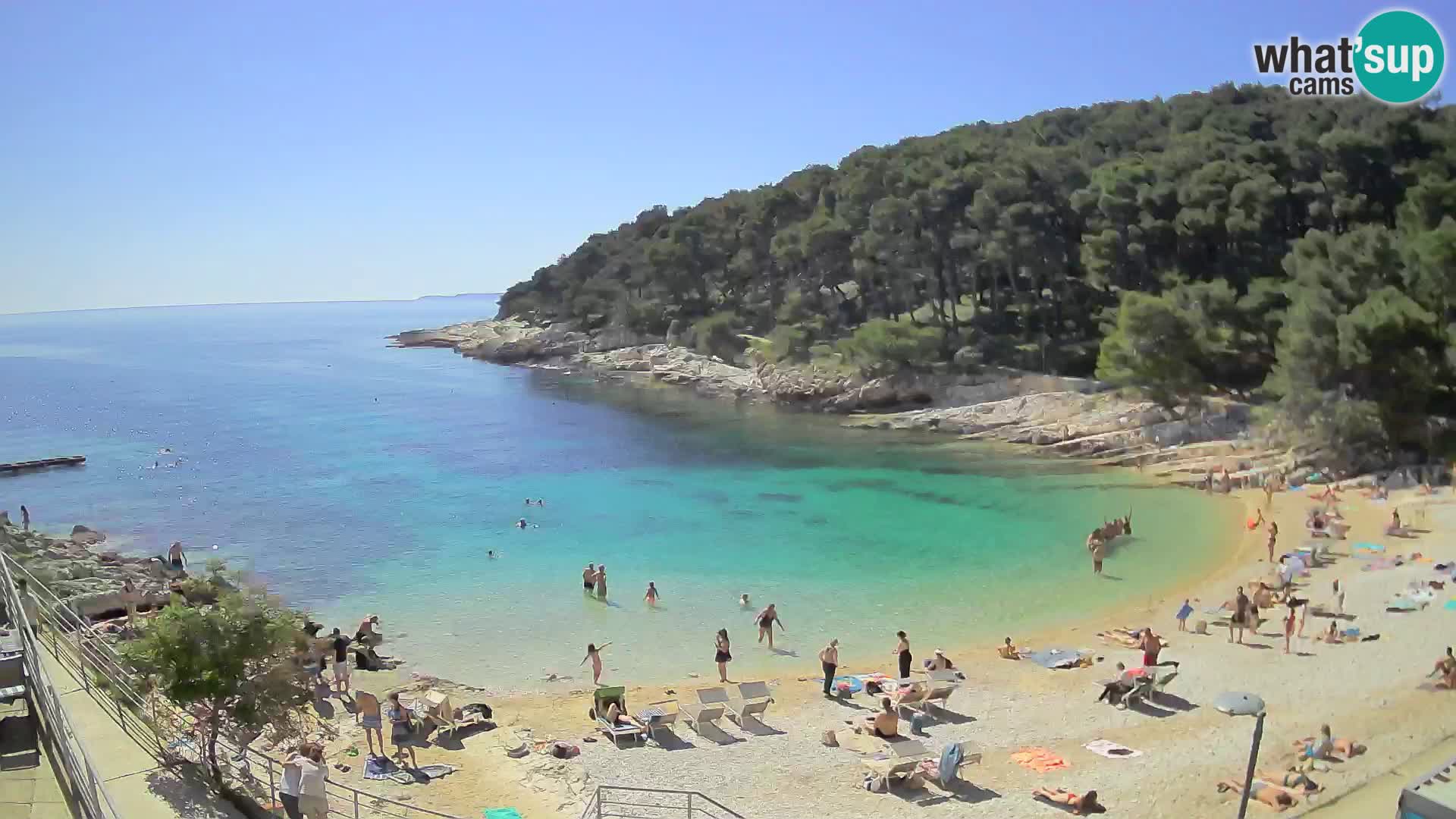 Webcam Mali Lošinj – plage Sunčana uvala – Veli Žal