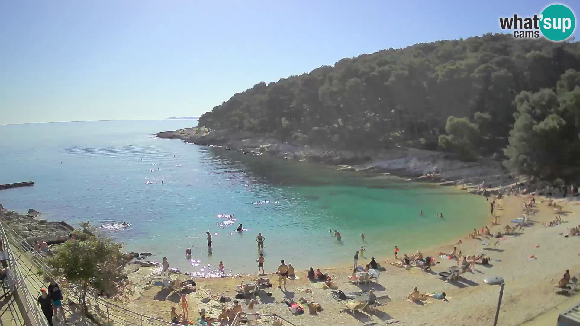Webcam Mali Lošinj – Sunčana uvala beach – Veli Žal