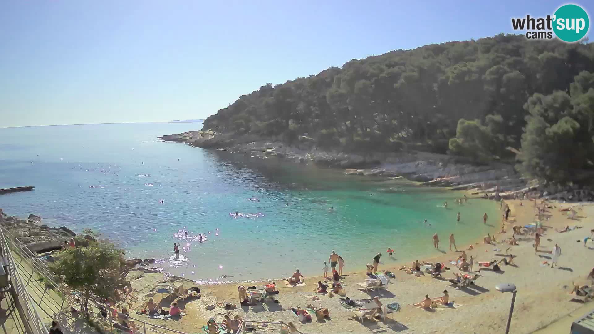 Webcam Mali Lošinj – plage Sunčana uvala – Veli Žal