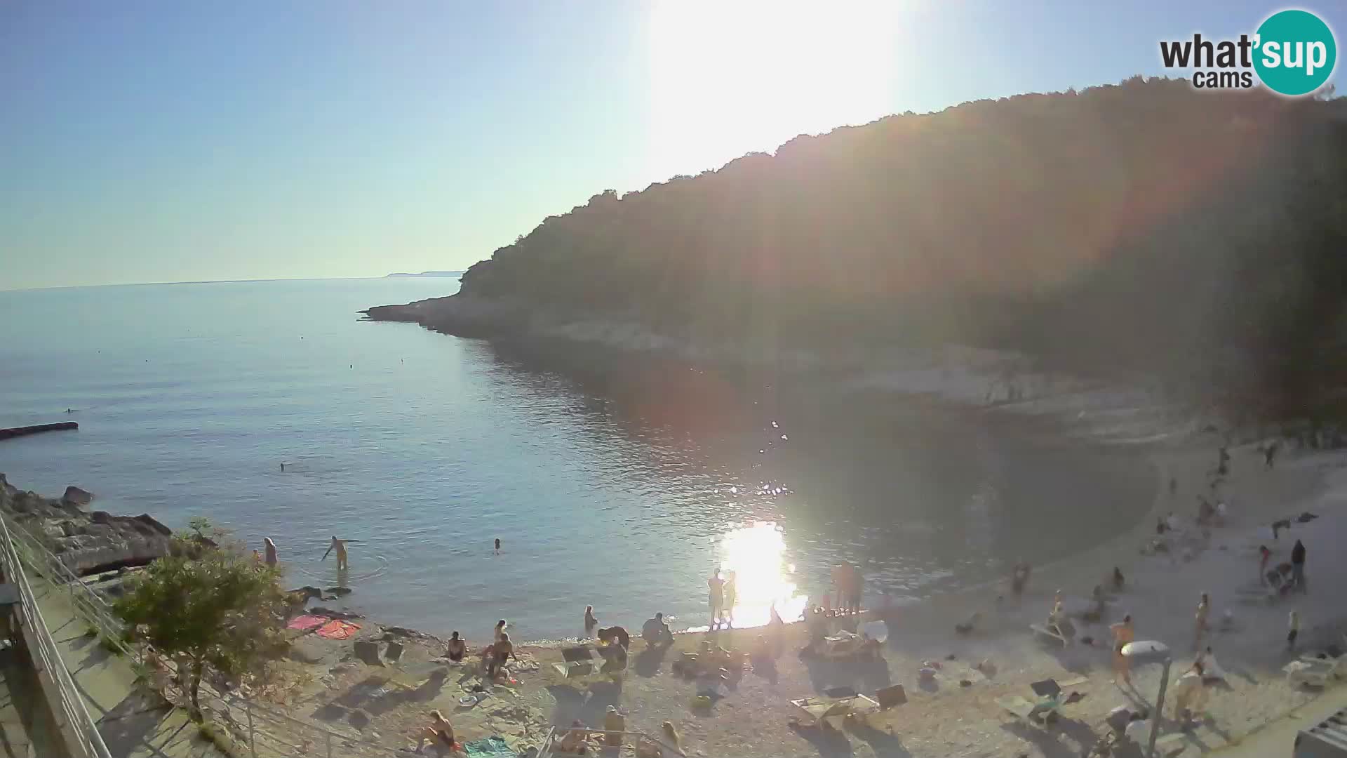 Webcam Mali Lošinj – Sunčana uvala beach – Veli Žal