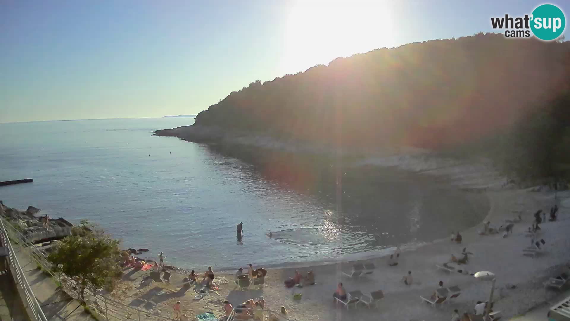 Webcam Mali Lošinj – Sunčana uvala Strand – Veli Žal