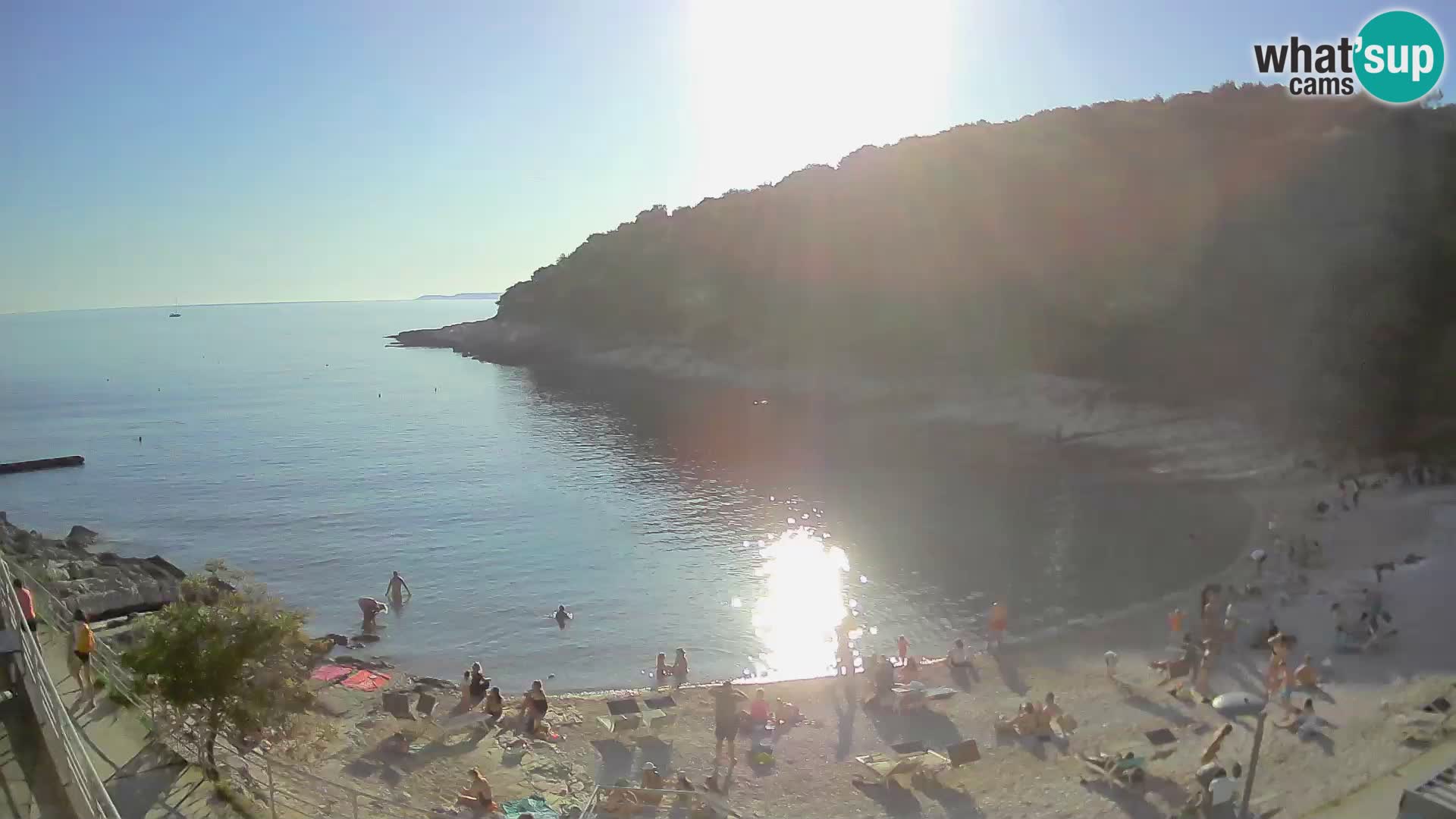 Webcam Mali Lošinj – Sunčana uvala beach – Veli Žal