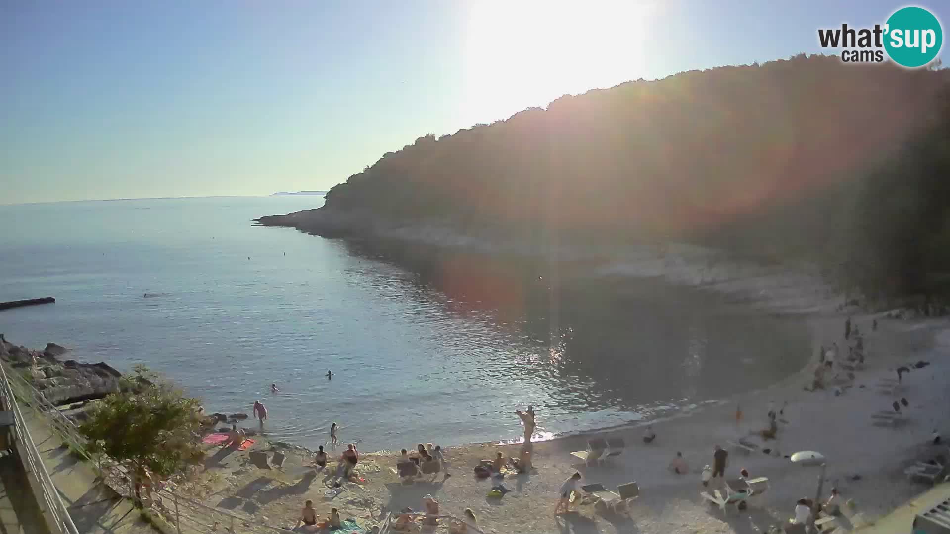 Webcam Mali Lošinj – spiaggia Sunčana uvala – Veli Žal
