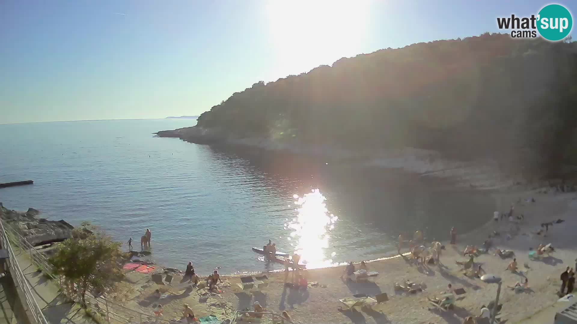 Webcam Mali Lošinj – Sunčana uvala beach – Veli Žal