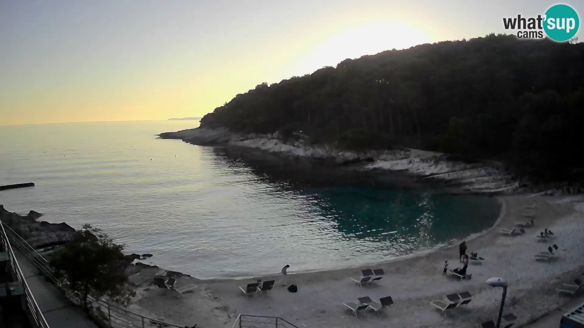 Webcam Mali Lošinj – Sunčana uvala beach – Veli Žal