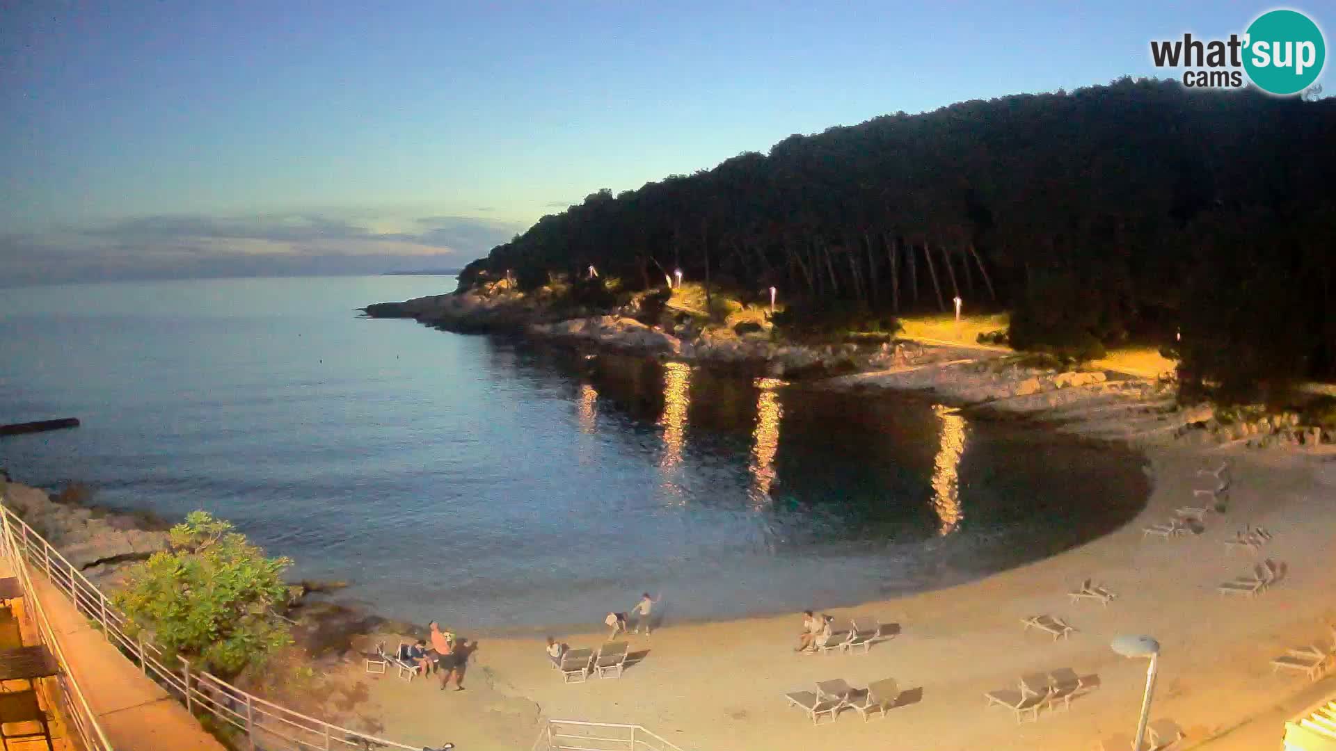 Webcam Mali Lošinj – spiaggia Sunčana uvala – Veli Žal
