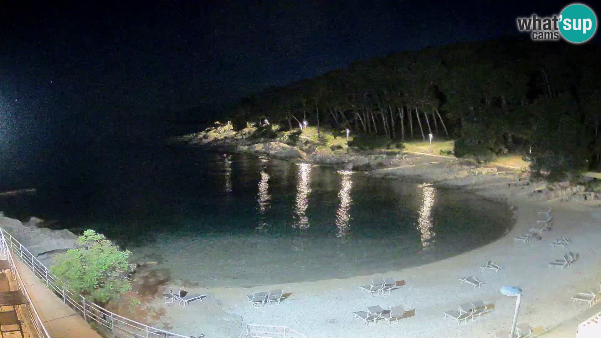 Web kam Mali Lošinj – plaža Sunčana uvala – Veli Žal