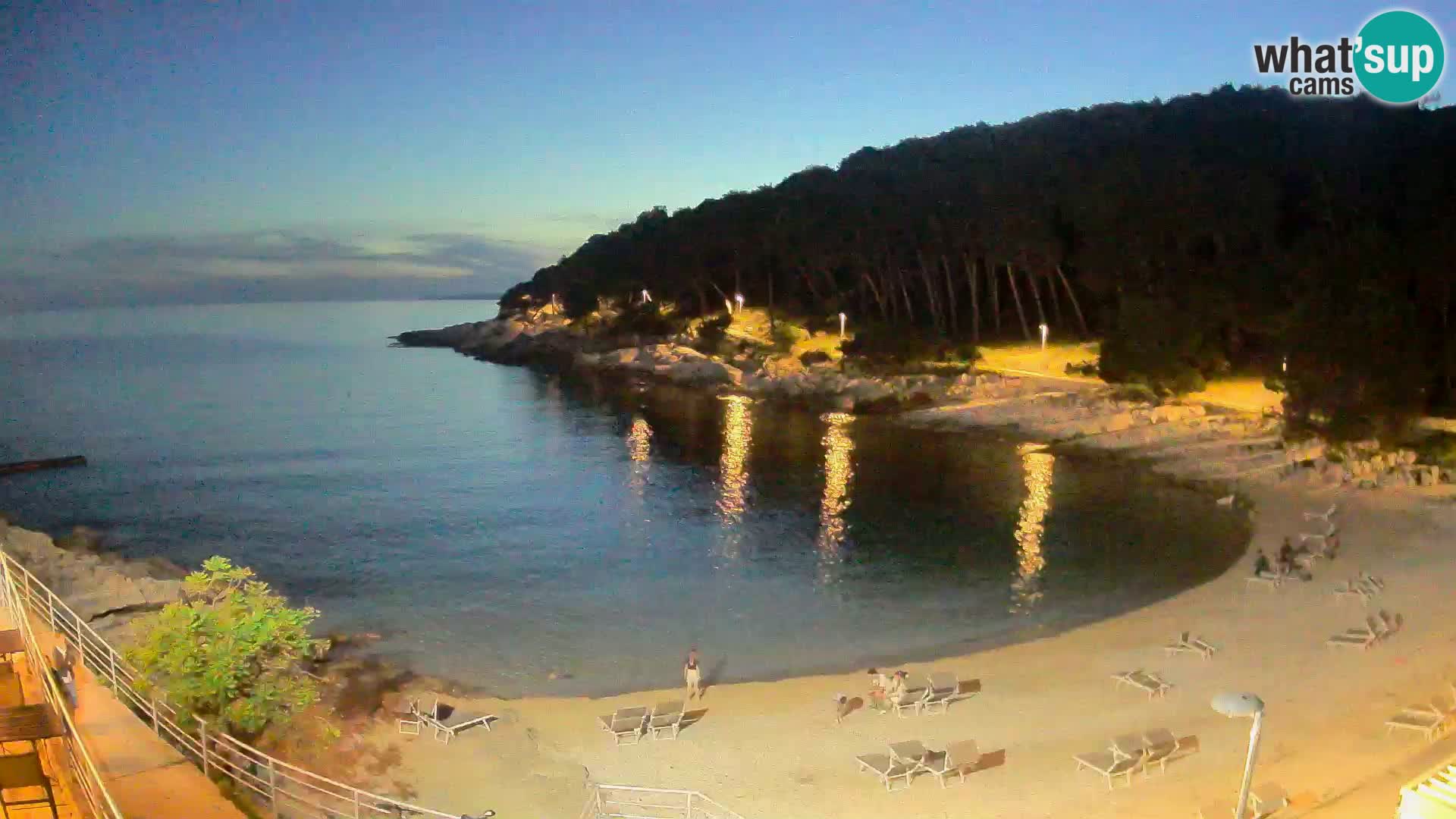 Webcam Mali Lošinj – Sunčana uvala Strand – Veli Žal