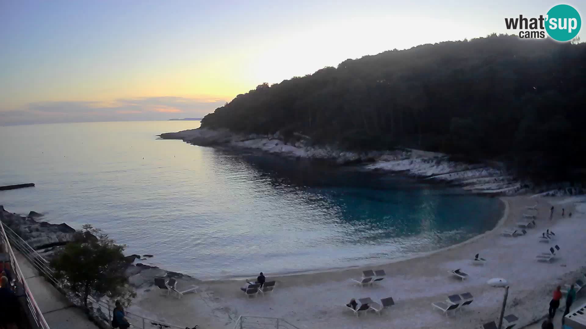 Webcam Mali Lošinj – plage Sunčana uvala – Veli Žal
