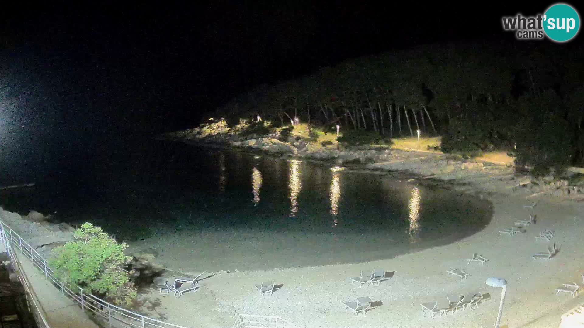 Web kam Mali Lošinj – plaža Sunčana uvala – Veli Žal