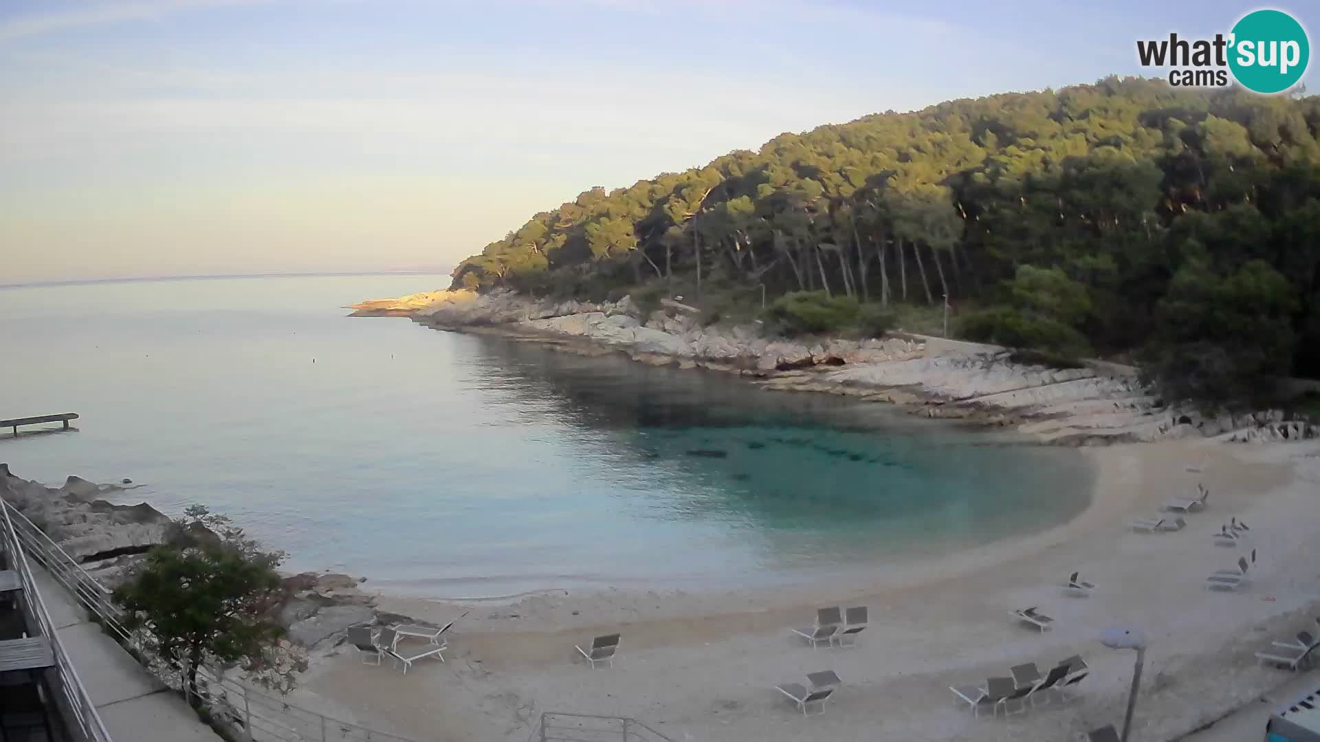 Webcam Mali Lošinj – spiaggia Sunčana uvala – Veli Žal