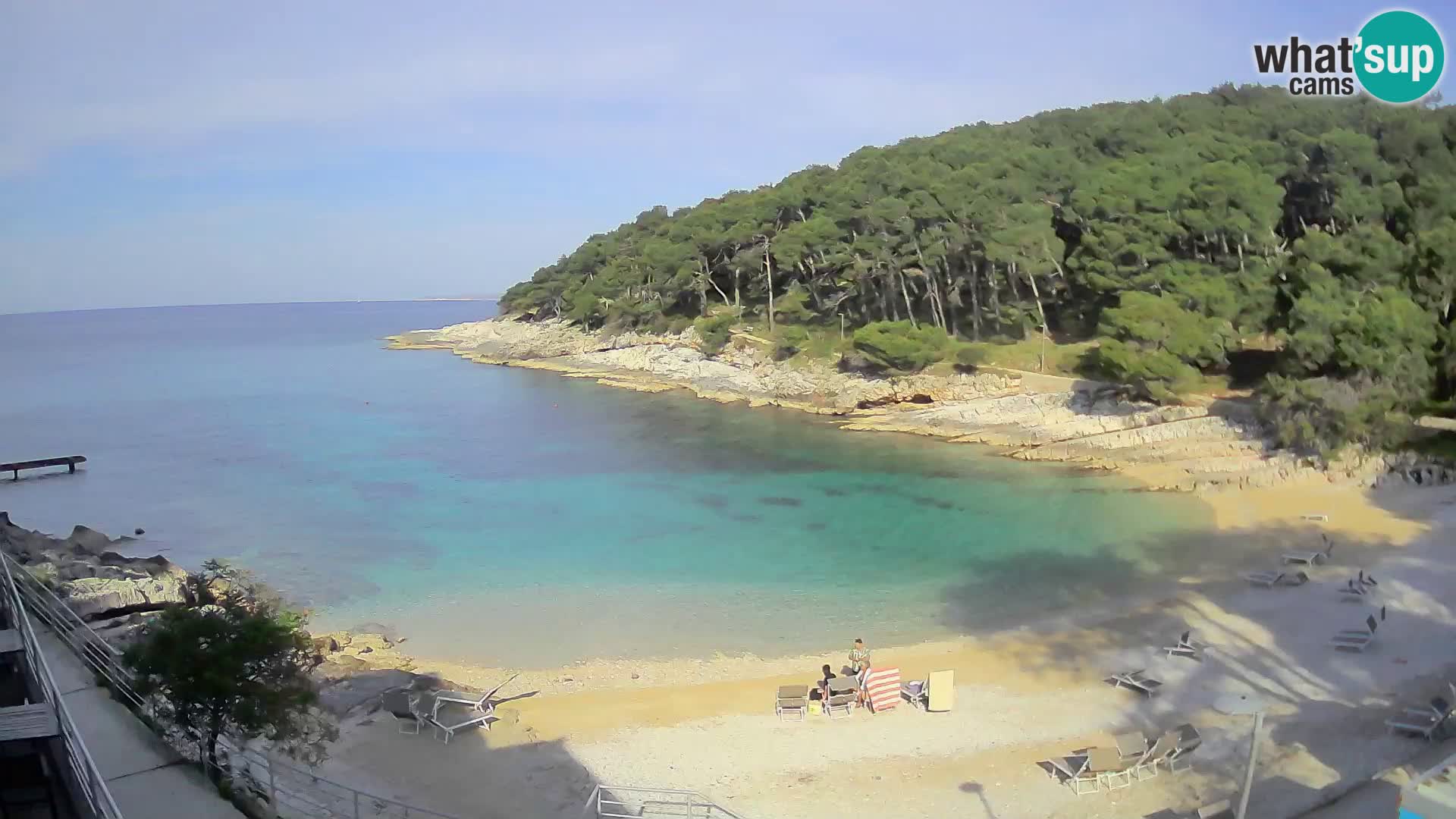 Webcam Mali Lošinj – spiaggia Sunčana uvala – Veli Žal