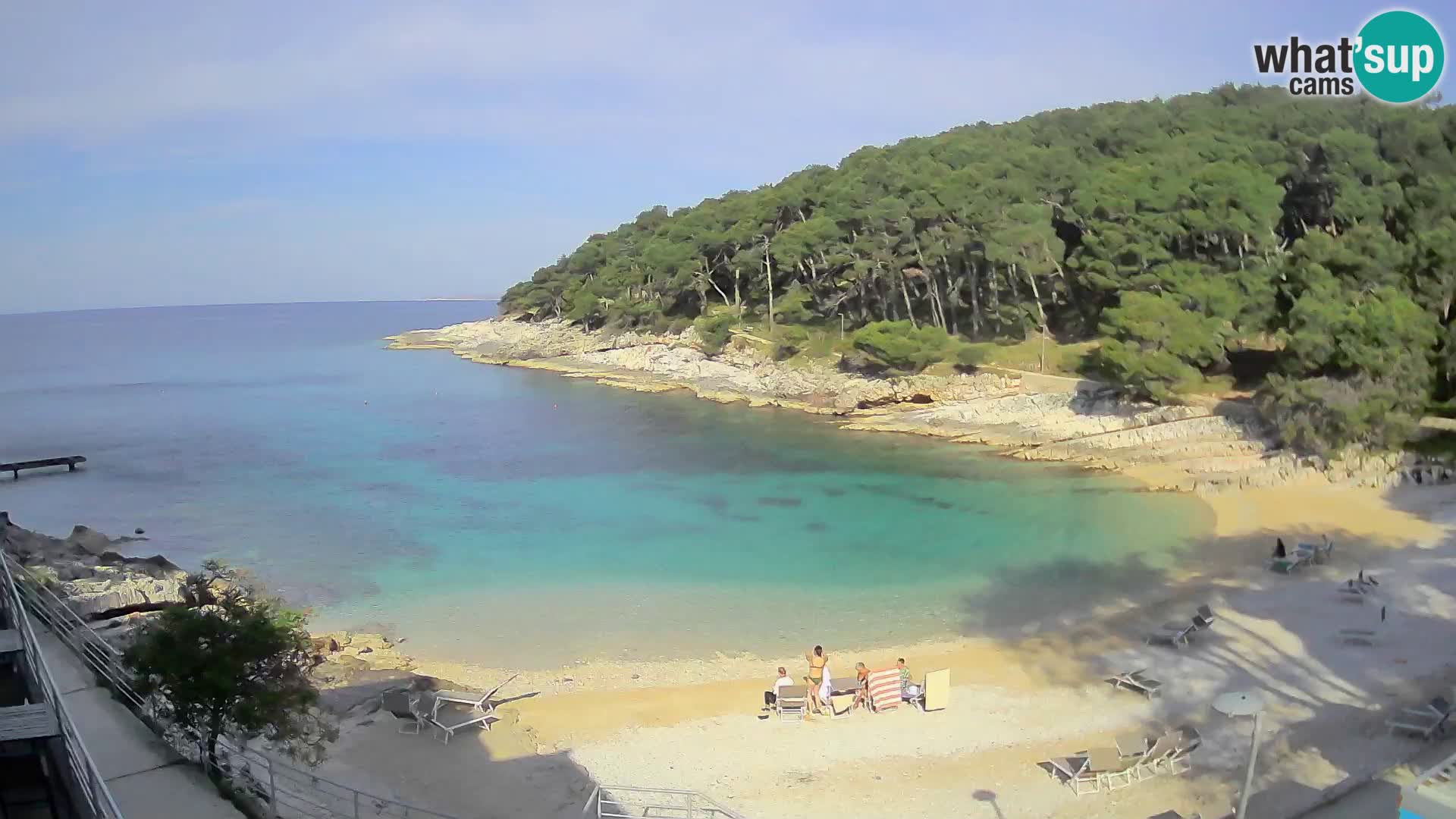 Webcam Mali Lošinj – Sunčana uvala beach – Veli Žal