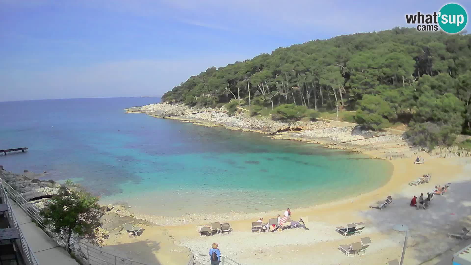 Webcam Mali Lošinj – Sunčana uvala Strand – Veli Žal