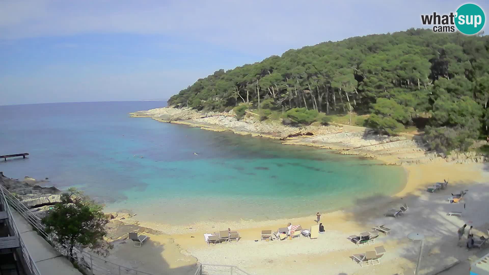 Webcam Mali Lošinj – spiaggia Sunčana uvala – Veli Žal