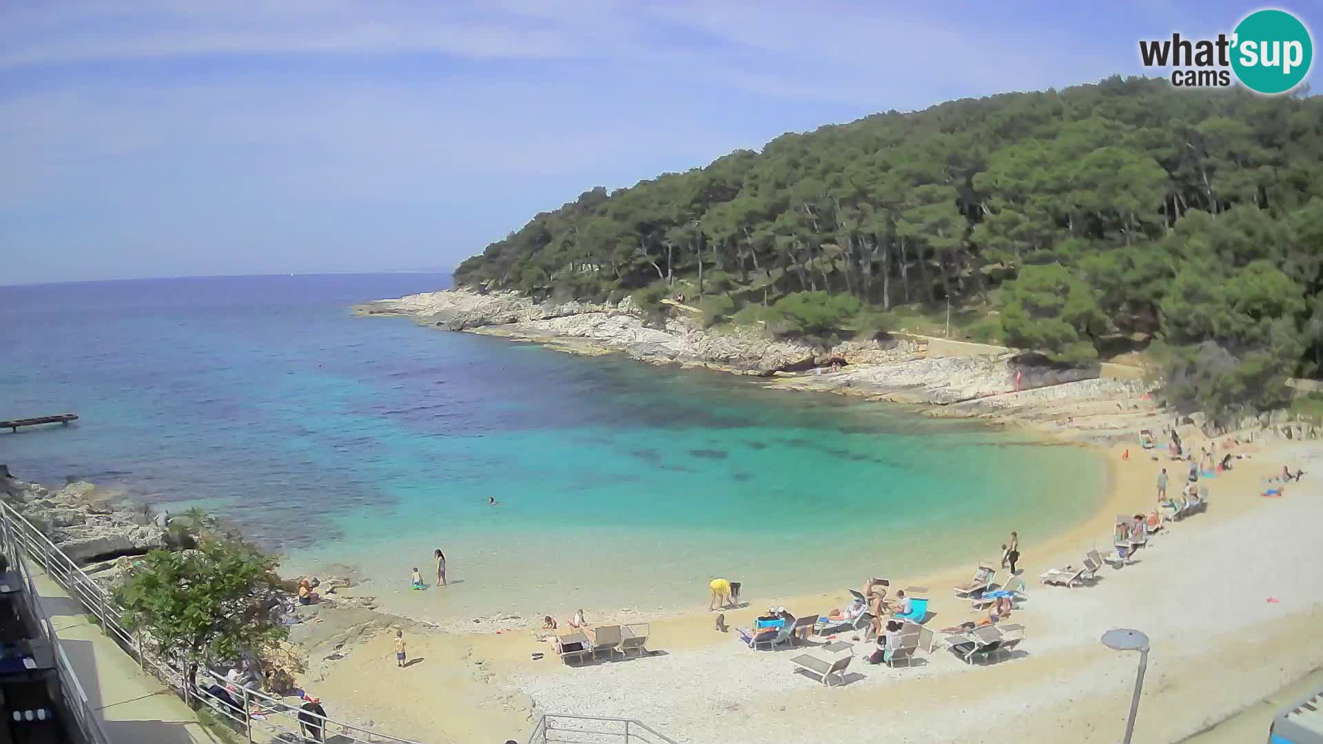 Spletna Kamera Mali Lošinj – plaža Sunčana uvala – Veli Žal