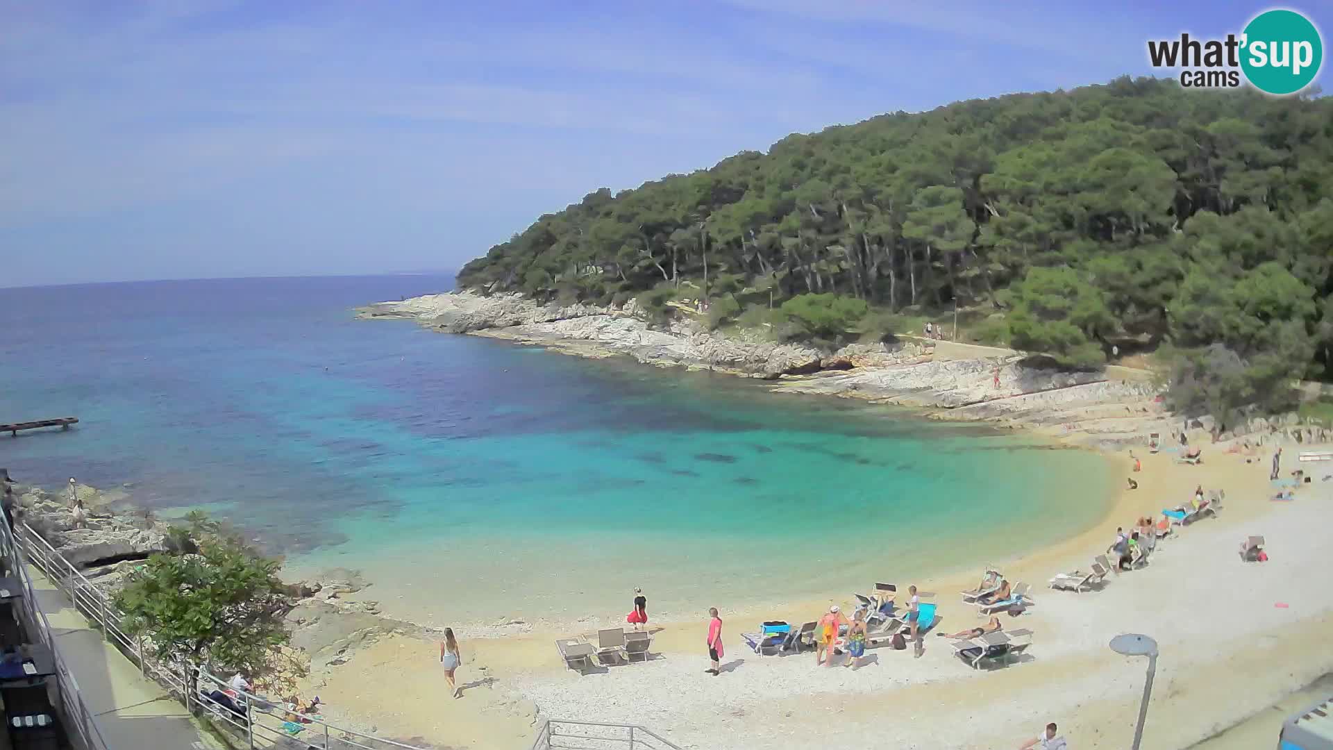 Webcam Mali Lošinj – Sunčana uvala beach – Veli Žal