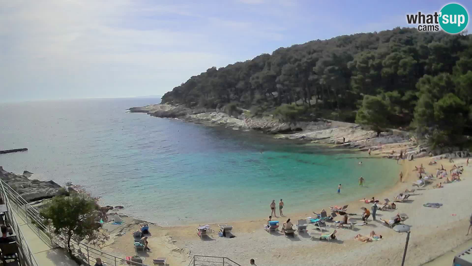 Webcam Mali Lošinj – spiaggia Sunčana uvala – Veli Žal