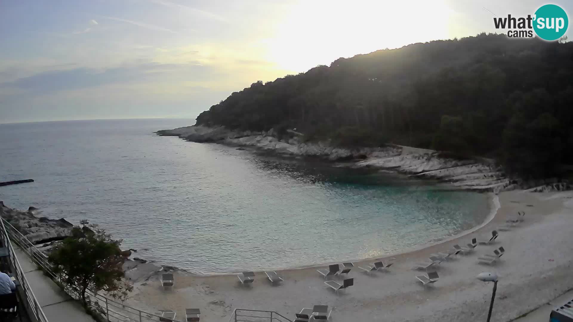 Webcam Mali Lošinj – Sunčana uvala beach – Veli Žal
