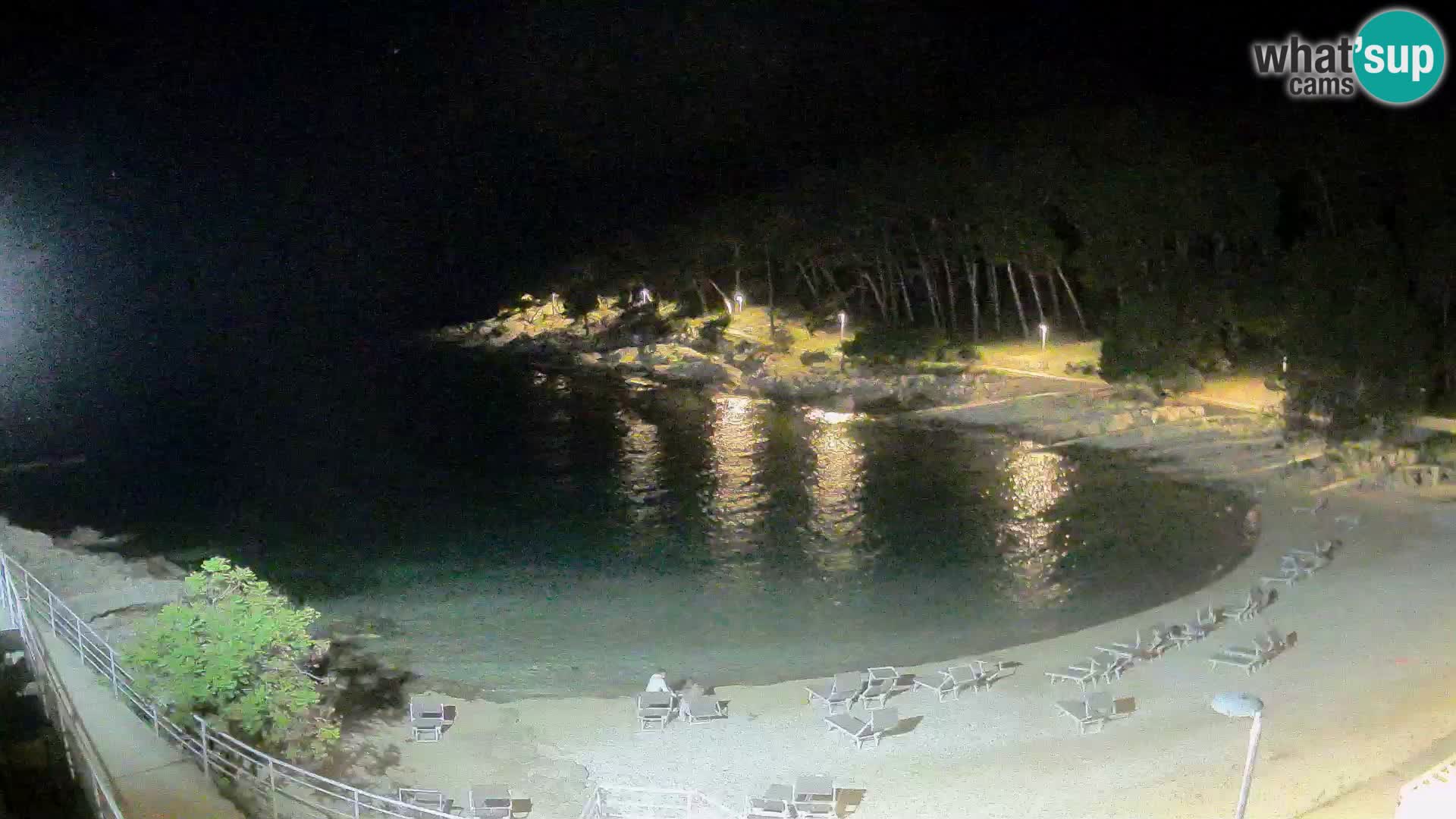 Webcam Mali Lošinj – plage Sunčana uvala – Veli Žal