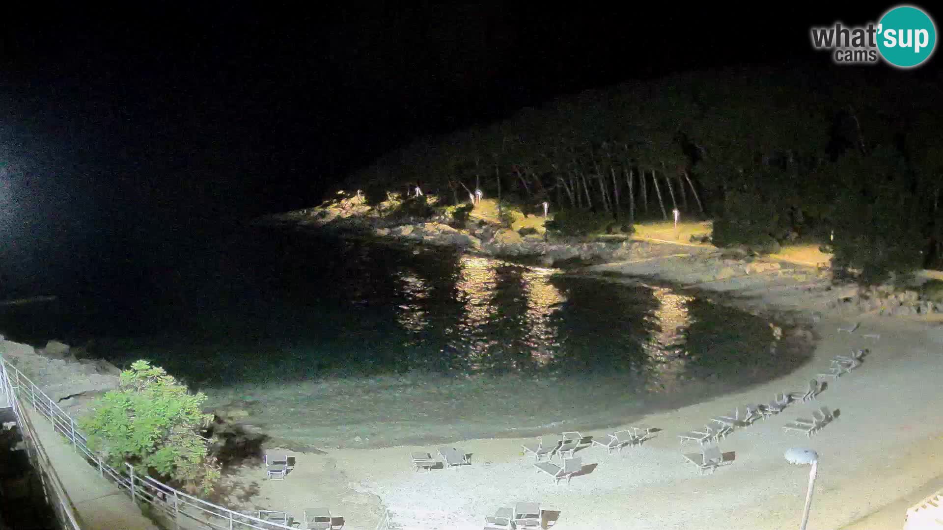 Web kam Mali Lošinj – plaža Sunčana uvala – Veli Žal