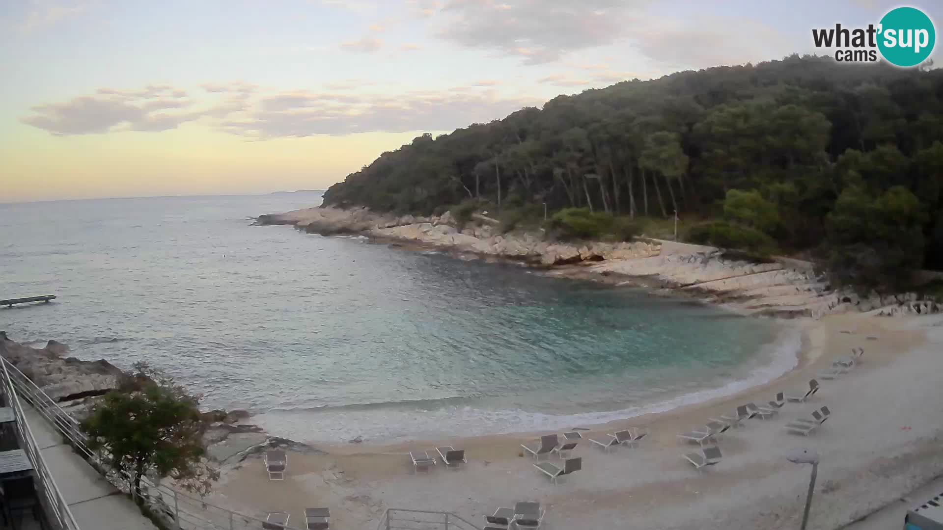 Webcam Mali Lošinj – spiaggia Sunčana uvala – Veli Žal