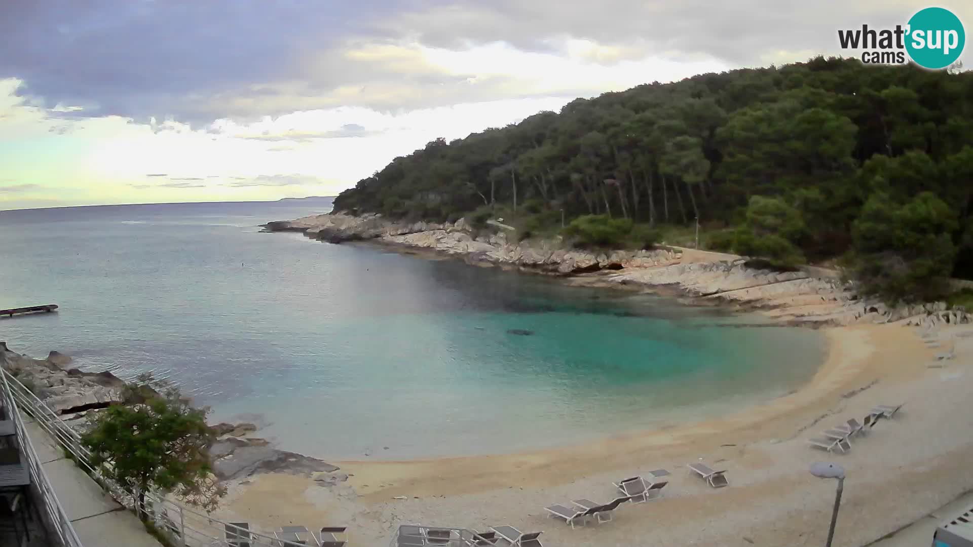 Webcam Mali Lošinj – plage Sunčana uvala – Veli Žal