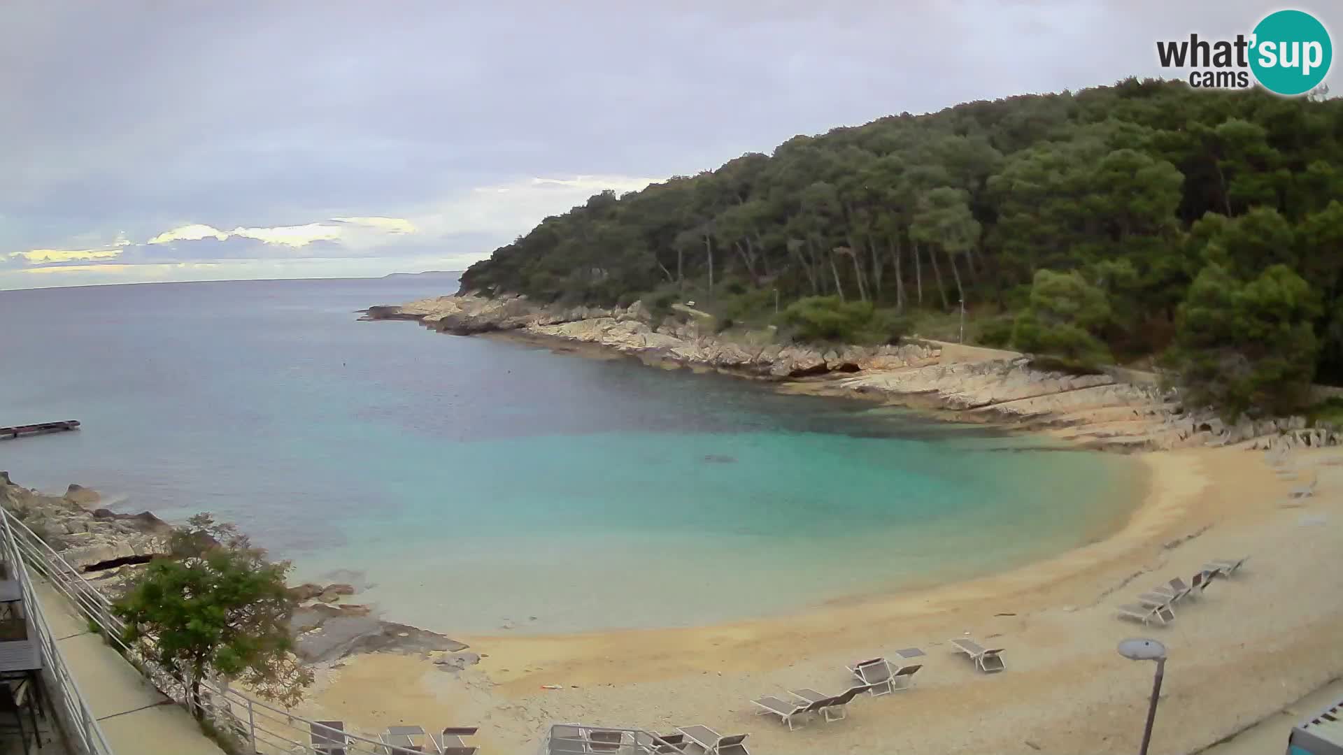 Webcam Mali Lošinj – Sunčana uvala beach – Veli Žal
