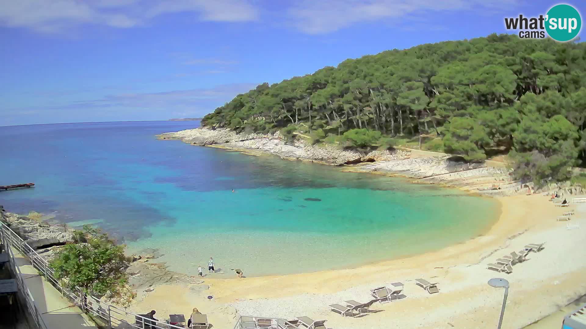 Webcam Mali Lošinj – Sunčana uvala beach – Veli Žal