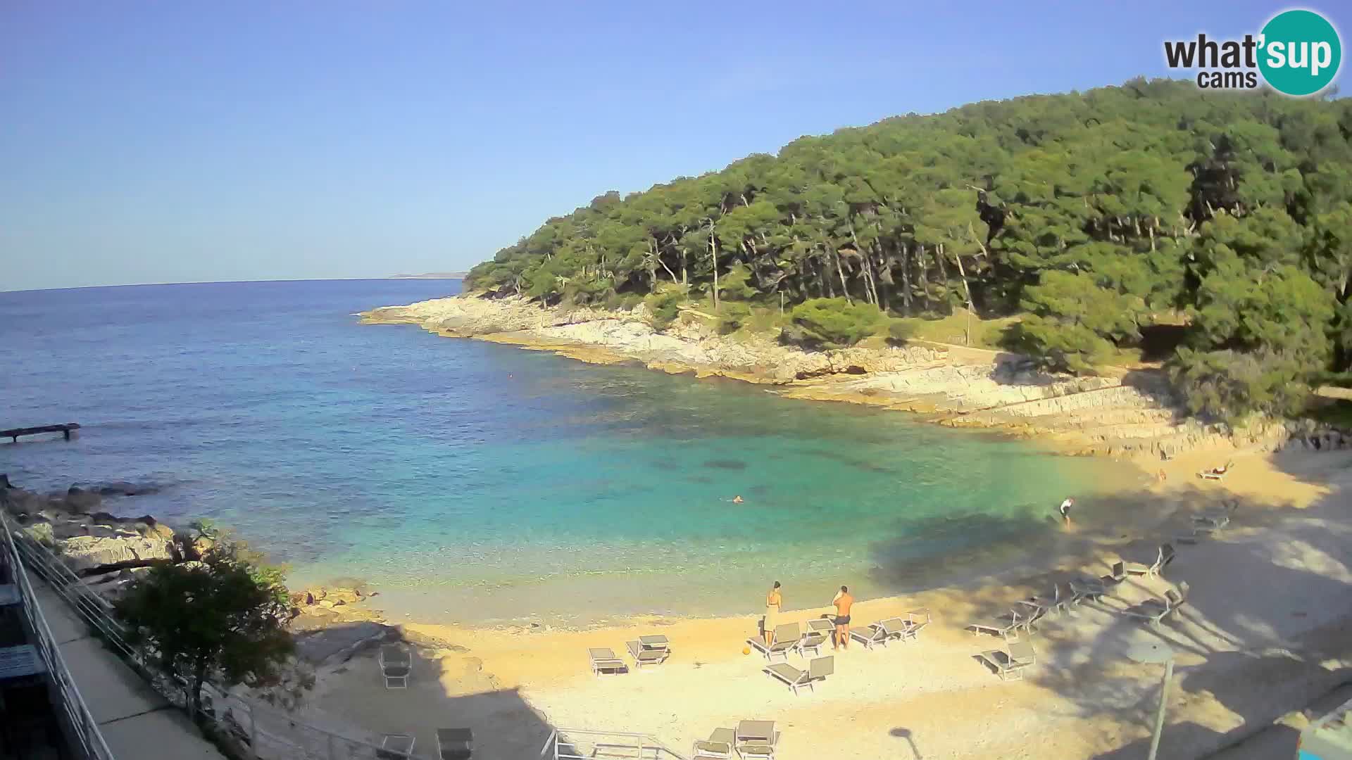 Webcam Mali Lošinj – Sunčana uvala Strand – Veli Žal