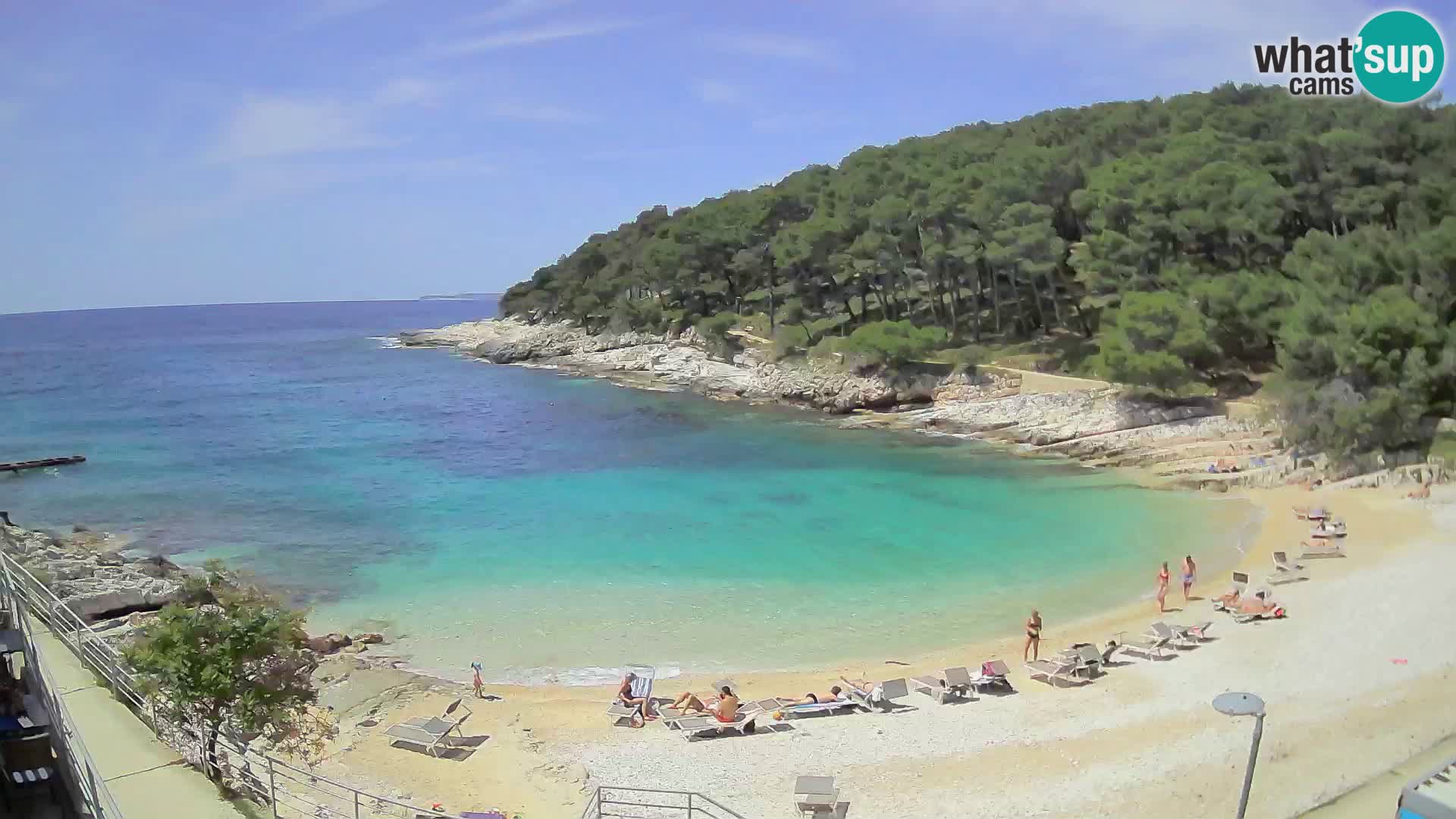 Webcam Mali Lošinj – playa Sunčana uvala – Veli Žal