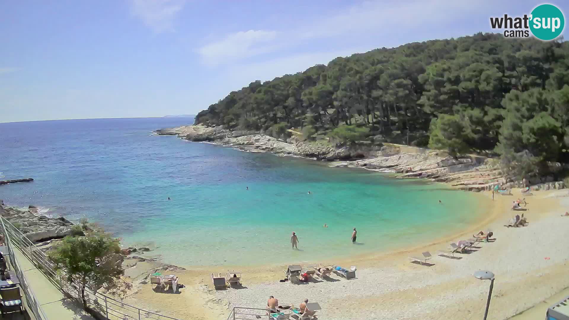 Webcam Mali Lošinj – spiaggia Sunčana uvala – Veli Žal