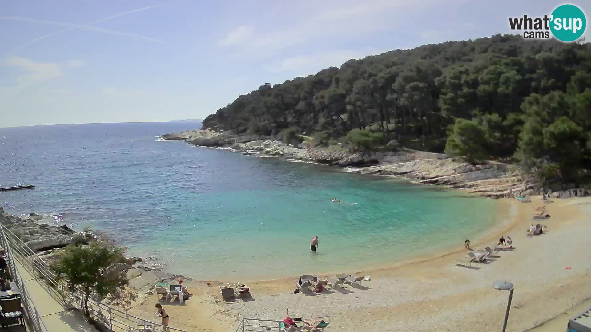 Webcam Mali Lošinj – Sunčana uvala beach – Veli Žal