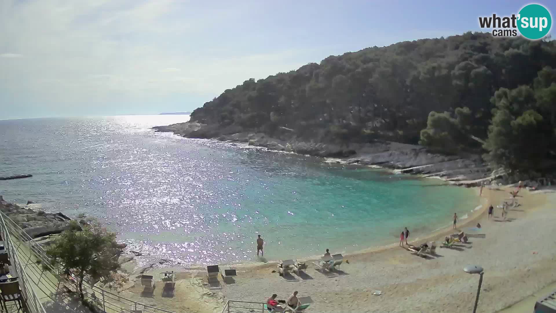 Webcam Mali Lošinj – spiaggia Sunčana uvala – Veli Žal
