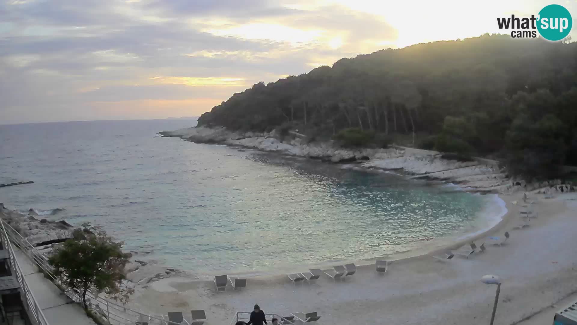 Spletna Kamera Mali Lošinj – plaža Sunčana uvala – Veli Žal