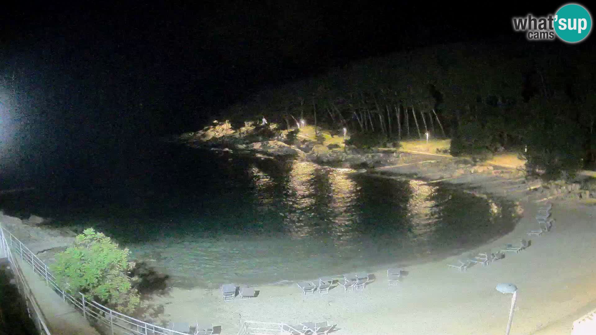 Webcam Mali Lošinj – playa Sunčana uvala – Veli Žal