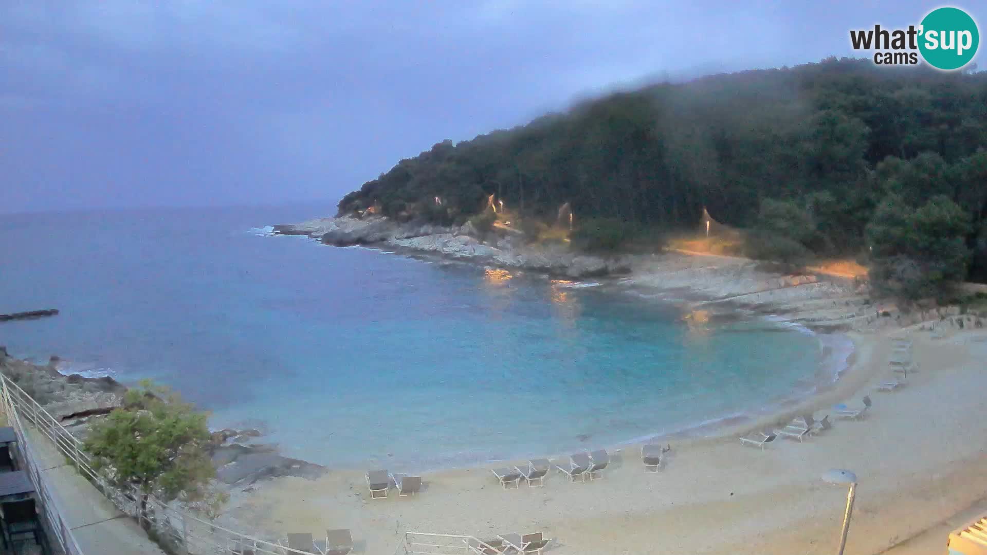 Webcam Mali Lošinj – Sunčana uvala beach – Veli Žal