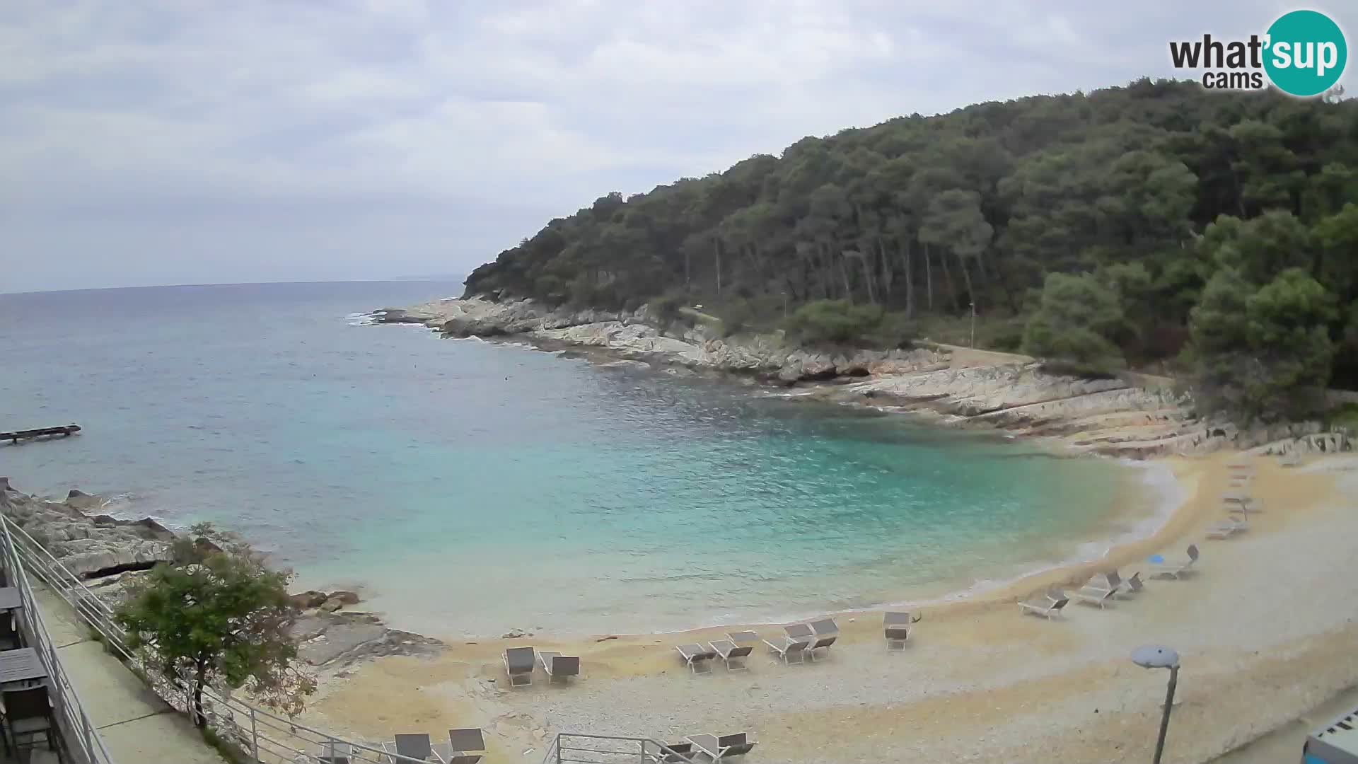 Webcam Mali Lošinj – Sunčana uvala beach – Veli Žal