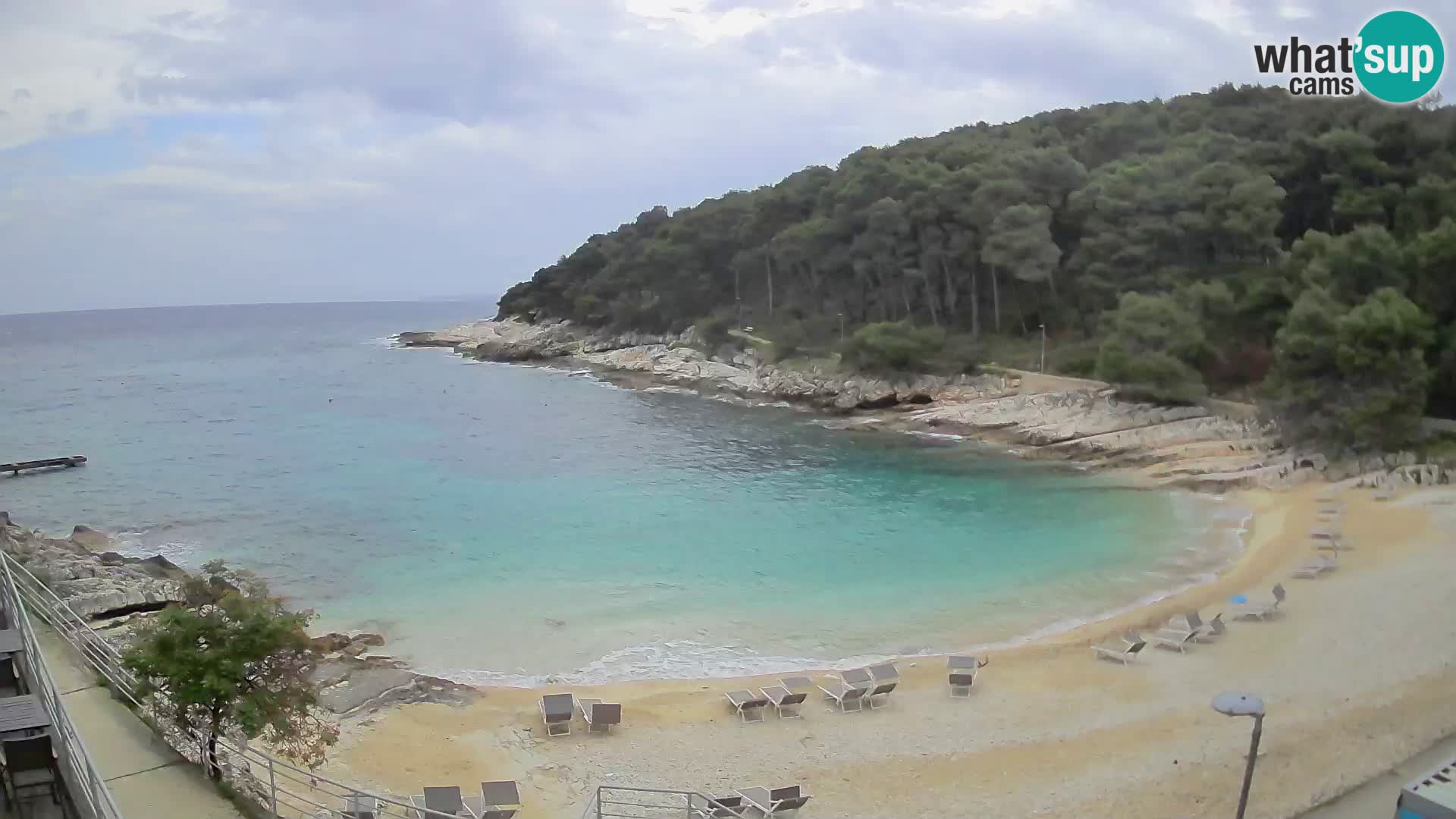 Web kam Mali Lošinj – plaža Sunčana uvala – Veli Žal