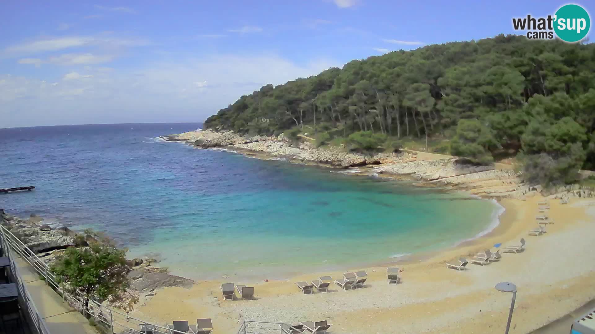 Webcam Mali Lošinj – Sunčana uvala beach – Veli Žal