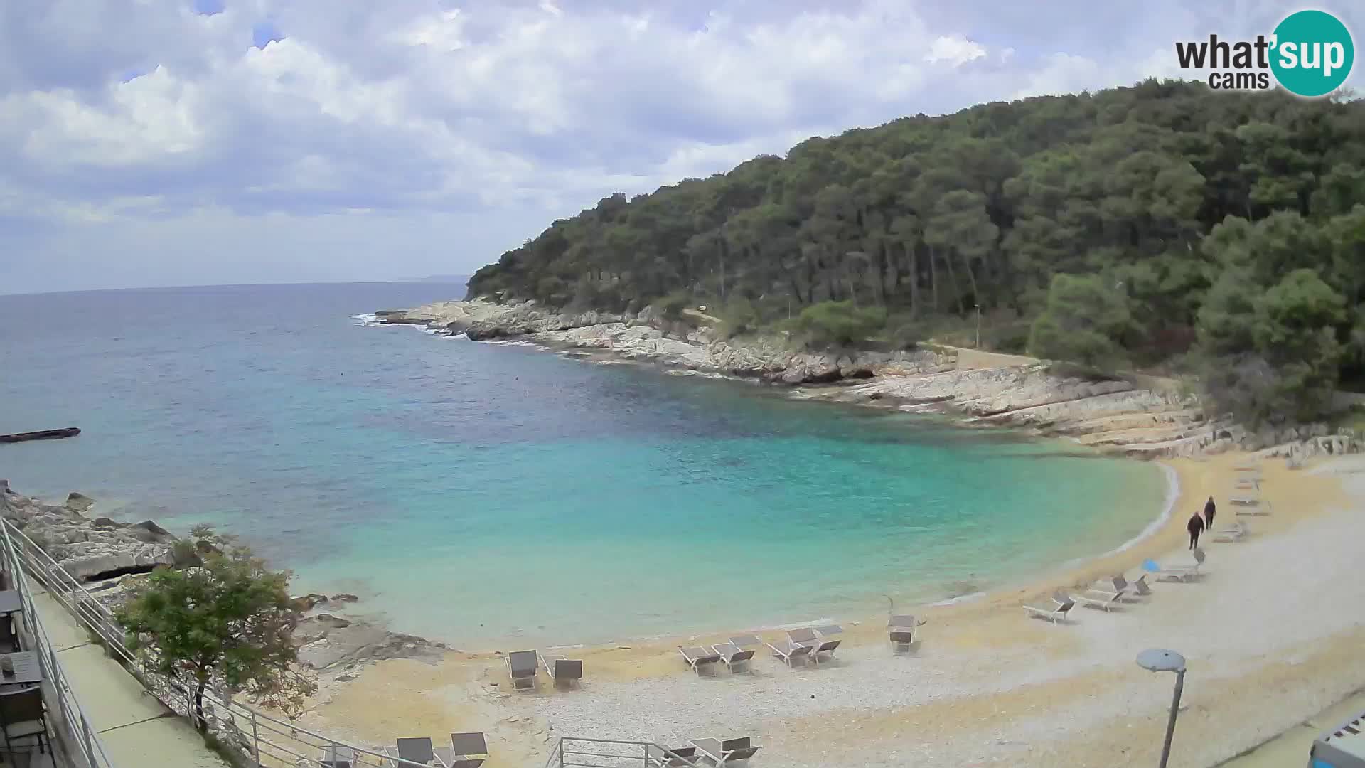 Webcam Mali Lošinj – playa Sunčana uvala – Veli Žal