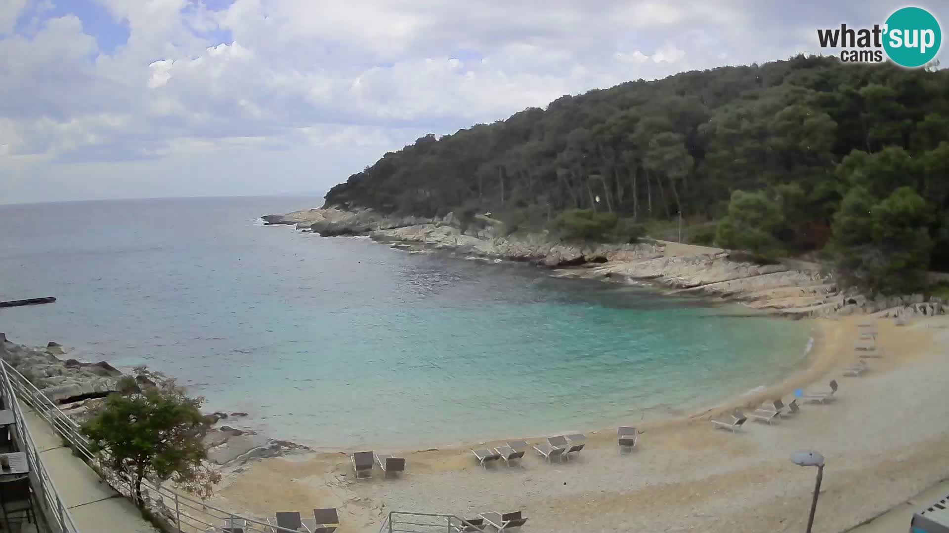 Web kam Mali Lošinj – plaža Sunčana uvala – Veli Žal