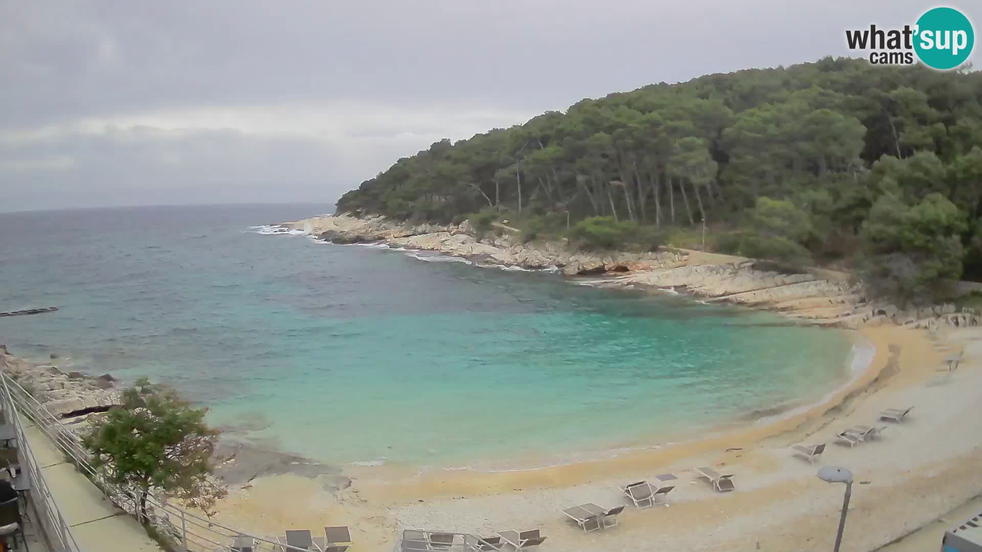 Spletna Kamera Mali Lošinj – plaža Sunčana uvala – Veli Žal