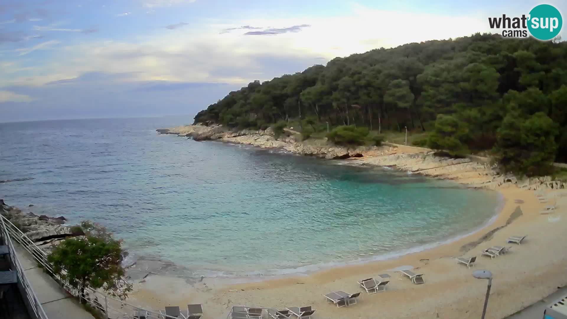 Webcam Mali Lošinj – plage Sunčana uvala – Veli Žal